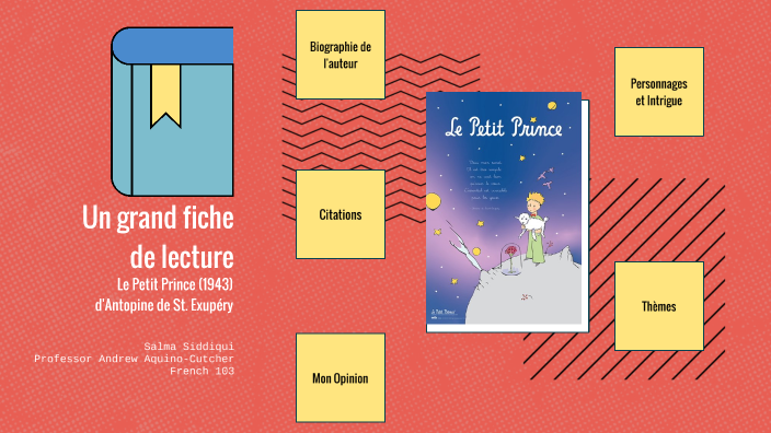 Le Petit Prince - Un grand fiche de lecture by Salma Siddiqui on Prezi