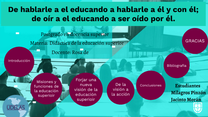 Declaración Mundial sobre la educación superior en el siglo XXI. by