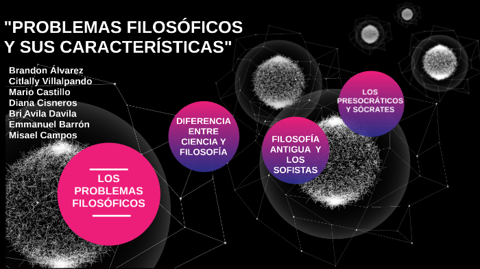 PROBLEMAS FILOSÓFICOS Y SUS CARACTERÍSTICAS by Itzel Davila on Prezi