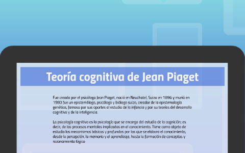 Teoria cognitiva de Jean Piaget by jose luis velazquez on Prezi