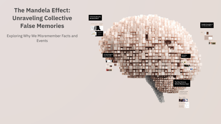 The Mandela Effect: Unraveling Collective False Memories by Terbanina ...
