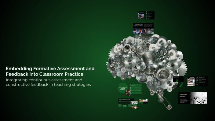Embedding Formative Assessment and Feedback into Classroom Practice by ...