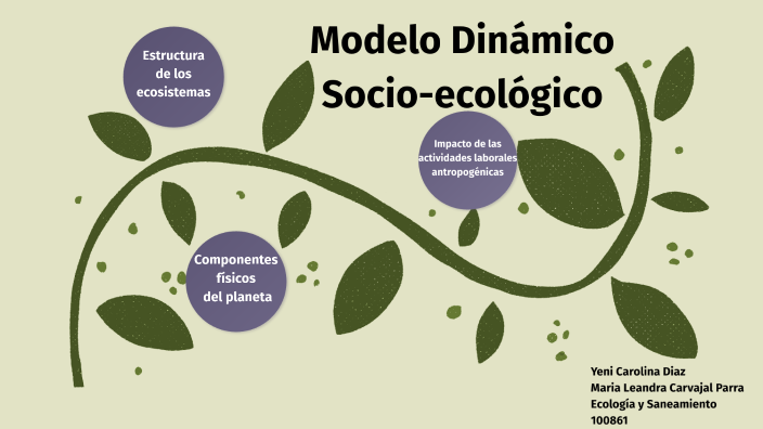 Modelo Dinámico Socio-ecológico By Andres Diaz Arias On Prezi