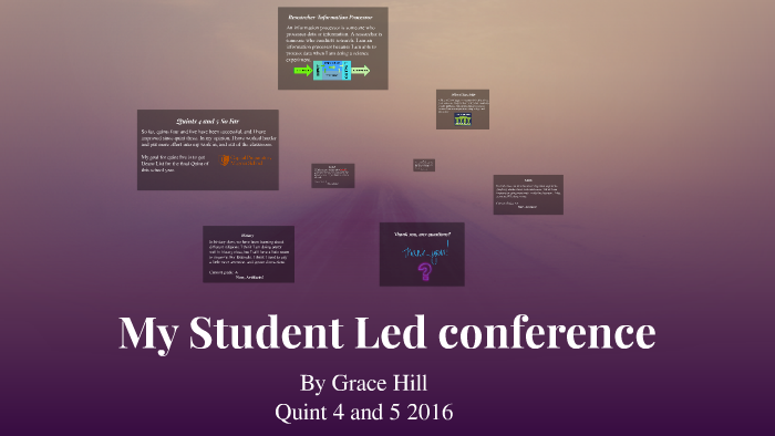 My Student Led confrence by Grace Hill on Prezi