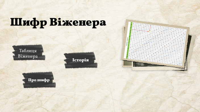 Шифр Віженера by Віталій Швачка