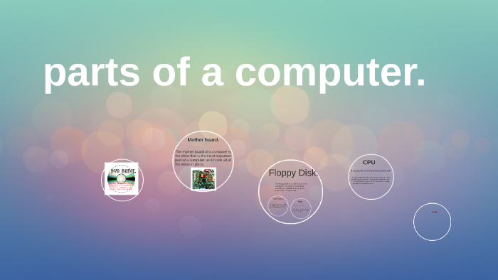 parts of a computer. by Ellie Roberts on Prezi