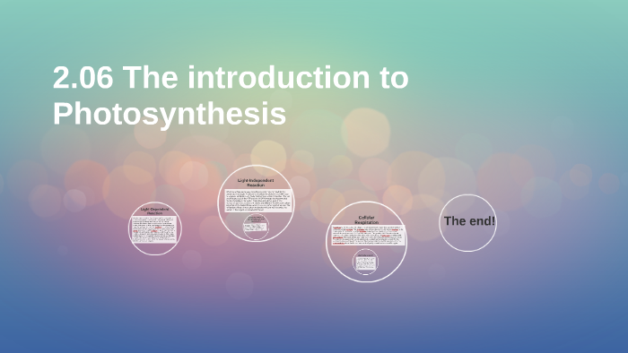 2.06 Introduction to Photosynthesis by Tatiana Mundt