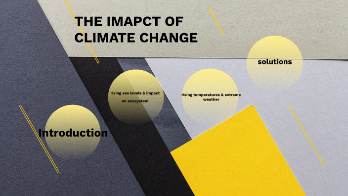 THE IMPACT OF CLIMATE CHANGE by Jiya Patel on Prezi