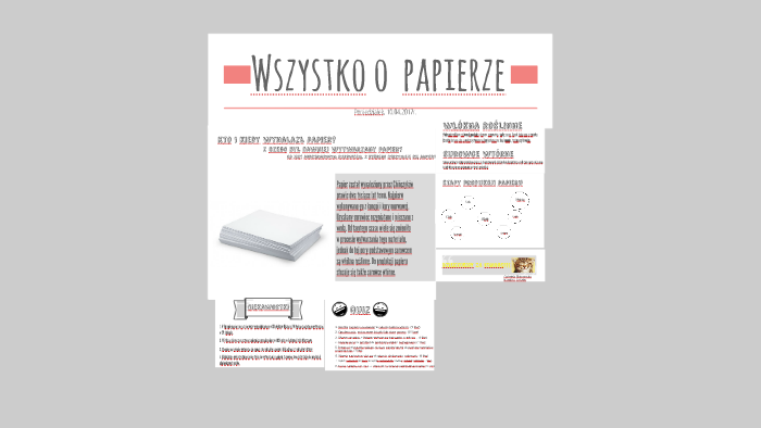 Wszystko O Papierze Technika Klasa 5 Wszystko o papierze by Gabriela Bujnowska on Prezi