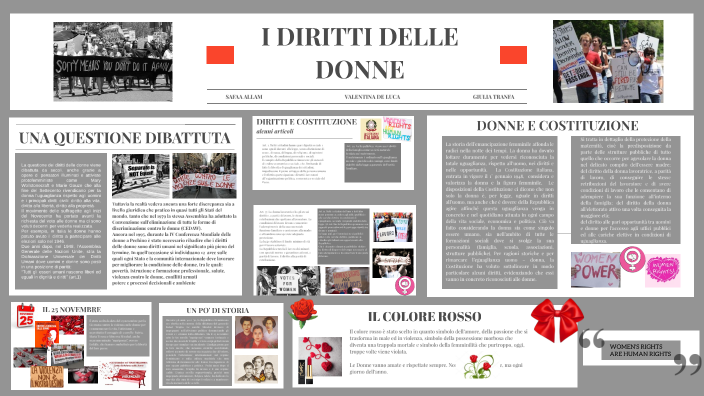 i diritti delle donne by Safaa Allam on Prezi