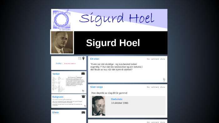 Sigurd Hoel by andre enger