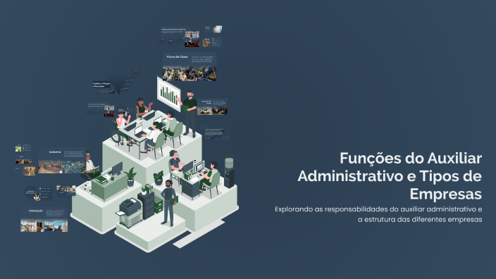 Funções do Auxiliar Administrativo e Tipos de Empresas by Prof ...