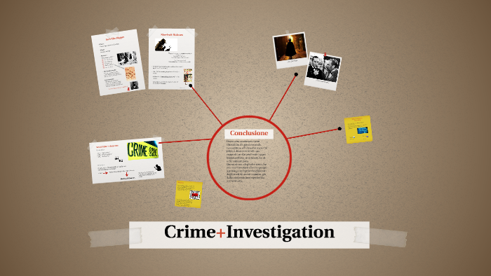 Crime+Investigation by Benedetta Ossola