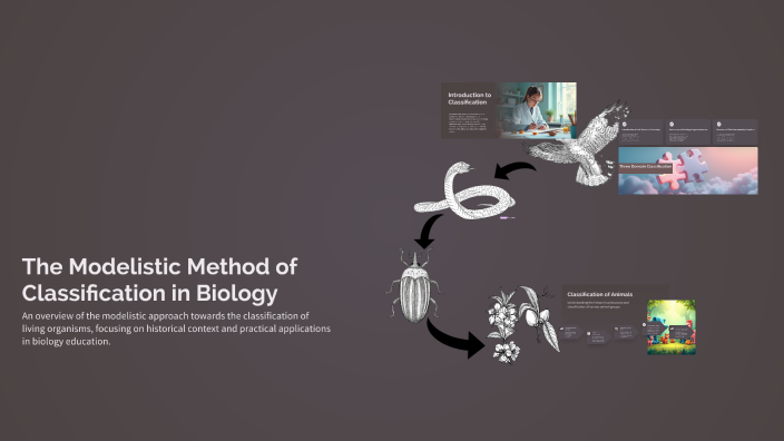 The Modelistic Method of Classification in Biology by sinu pattani312 ...