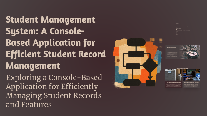 Student Management System: A Console-Based Application for Efficient ...
