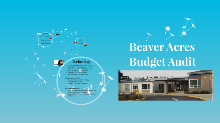 Beaver Acres Budget Audit by Carissa Marrs