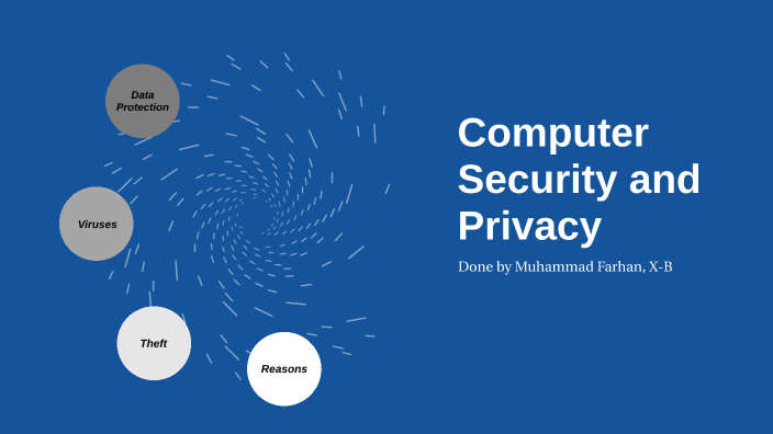 Computer Security And Privacy By Muhammad Farhan On Prezi