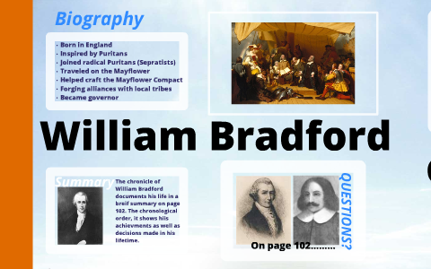 william bradford summary
