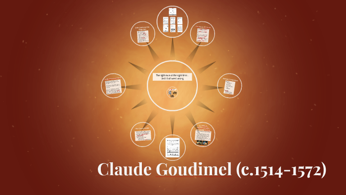 Claude Goudimel by Matthew Oltman