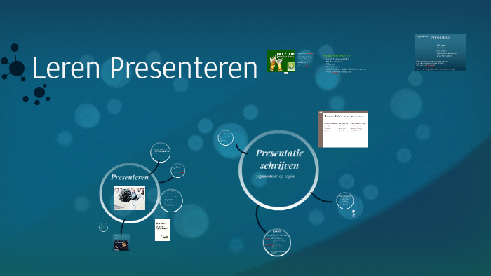 Presentatie schrijven by Doret van de Kerkhof on Prezi