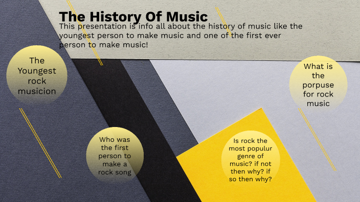 The History Of Rock Music By Azariah Kelley On Prezi