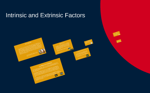 Intrinsic And Extrinsic Factors By On Prezi