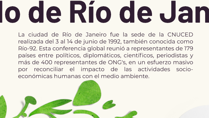 Tratado de Río de Janeiro 1992 by Julián Cely Rodríguez on Prezi