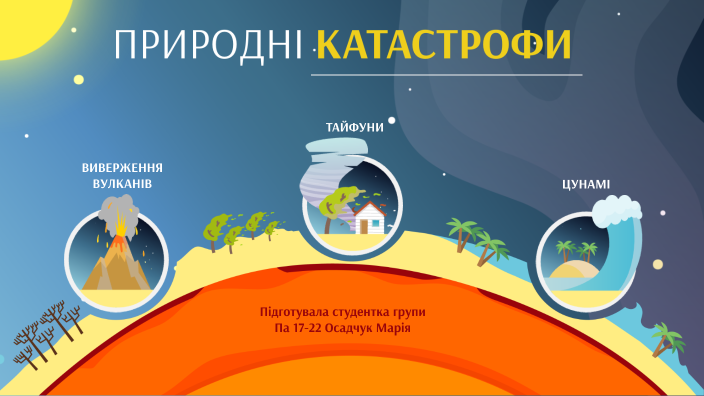 Природні катастрофи by Mariia Osadchuk on Prezi