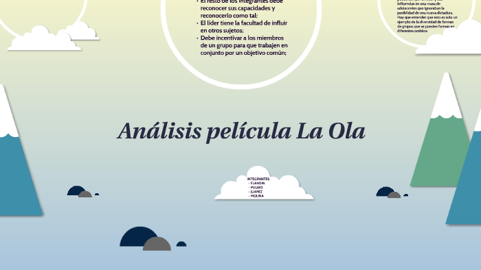 Análisis película La Ola by Florencia Flandin on Prezi