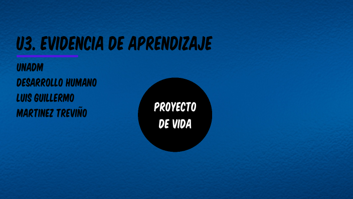Proyecto de vida by Luis Martinez on Prezi