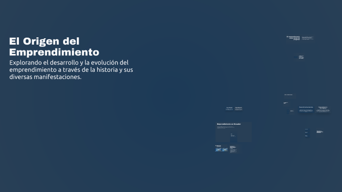 El Origen del Emprendimiento by Luis Sánchez Farfán on Prezi