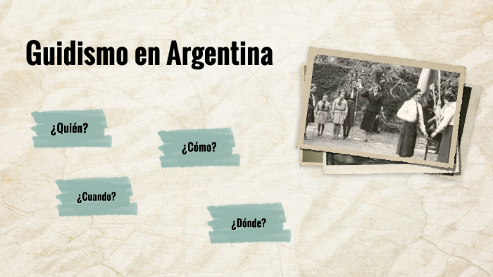 Guidismo en Argentina by Cecilia Friedrich