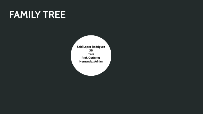 FAMILY TREE by Said Lopez on Prezi