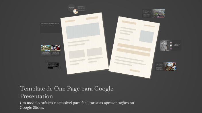 Template de One Page para Google Presentation by Camila Melo on Prezi