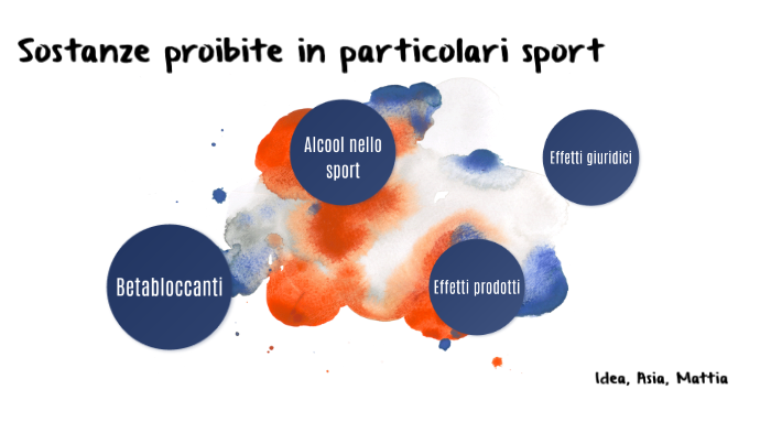 Sostanze proibite in particolari sport by MATTIA PATERNI on Prezi