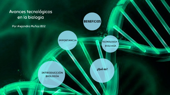 Avances tecnológicos en la biología by Alejandra Muñoz on Prezi