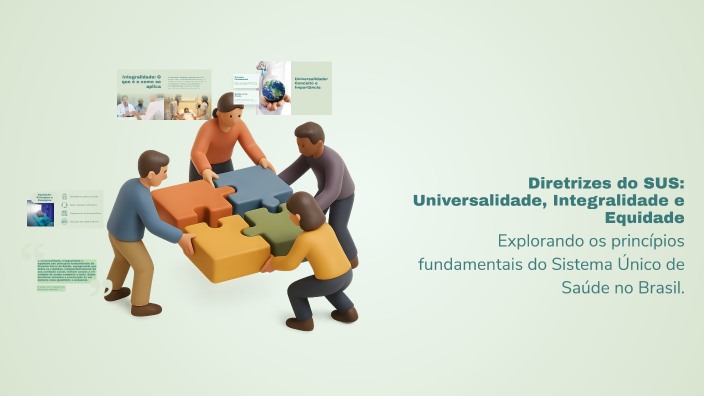 Diretrizes do SUS: Universalidade, Integralidade e Equidade by Élina ...