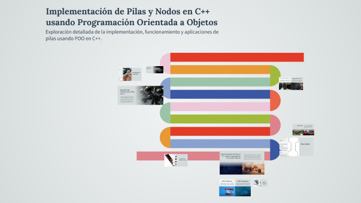 Implementación de Pilas y Nodos en C++ usando Programación Orientada a ...