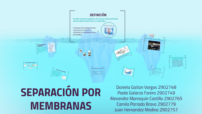 SEPARACIÓN POR MEMBRANAS By Paola Andrea Galarza On Prezi