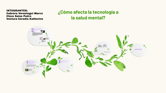 ¿cómo Afecta La Tecnología A La Salud Mental Katherine Vnetura Heredia By Kathy Ventura Herediaemk 6280