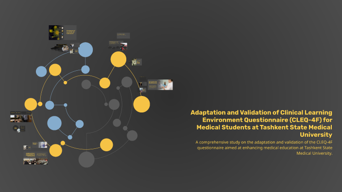 Adaptation and Validation of Clinical Learning Environment ...