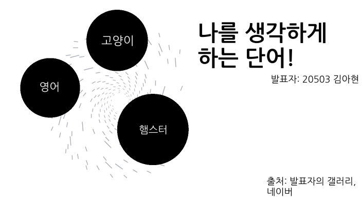 나를 생각하게 하는 단어! by Emily Kim on Prezi