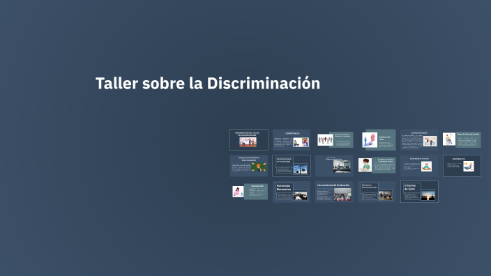 taller con el tema la discriminación by Heidi Lisbeth Vega Flores on Prezi