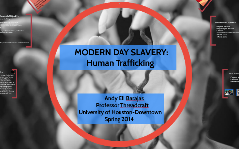 Human Trafficking: Modern Day Slavery By Andy Eli Barajas