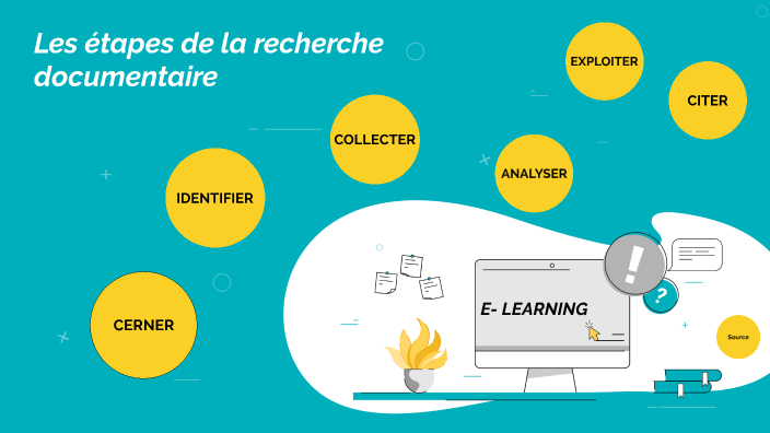 Les étapes de la recherche documentaire by on Prezi