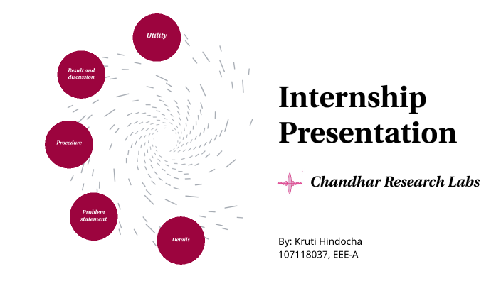 Internship presentation by kruti hindocha on Prezi