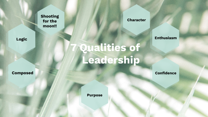 7 Qualities of Leadership by K C on Prezi