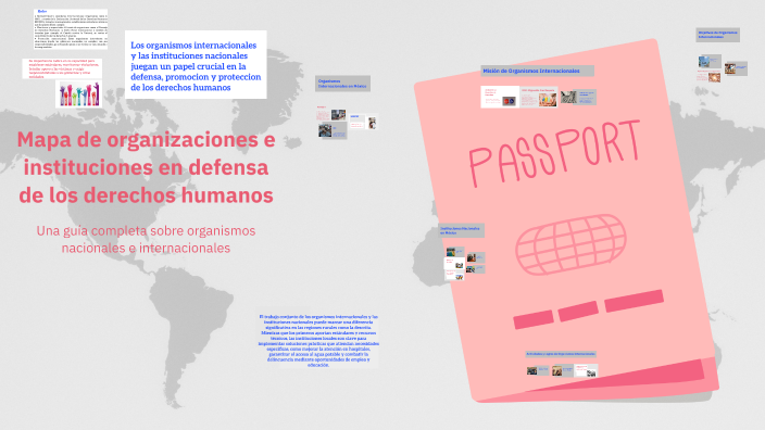 Mapa de organizaciones e instituciones en defensa de los derechos ...
