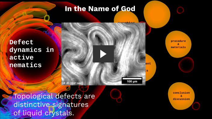 Defect dynamics in active nematics by Hassan Sarvejahani on Prezi