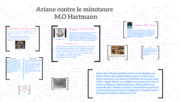Ariane Contre Le Minotaure Fiche De Lecture 6ème ariane contre le minotaure by emma alton on Prezi